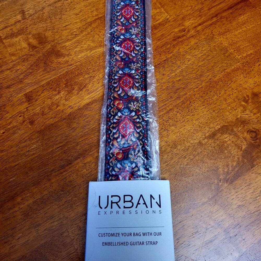 Urban Expressions ~ Guitar Strap Or Shoulder Bag Strap ~ NWT